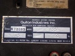 Gulton Industries 2155A N72095 115V 60Hz Recorder Unit 0-250F Used With Warranty