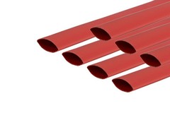 7 Lot TEMCo 1/2″ Marine Heat Shrink Tube 3:1 Adhesive Glue Lined 12″ long RED