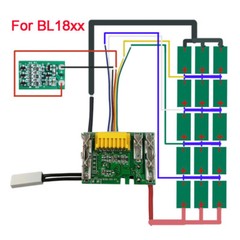 Lithium Battery PCB Circuit Board For Makita 18V1.5/3/6/9Ah BL1815 BL1830 BL1860