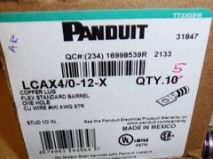 [5] PANDUIT LCAX4/0-12-X LCAX4012X Copper Lug New With Box
