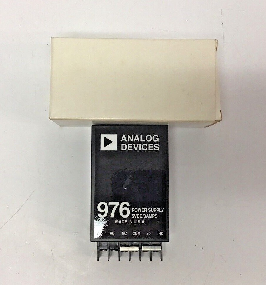 NEW Analog Devices 976 DC Power Supply IN: 105-125VAC 50-400Hz OUT: 5VDC 3A