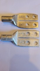 Marconi 1/0 AWG Split-Tongue 4 Hole 1/4 Stud, 5/8 Spc, Lug, Pink Die, 245393500
