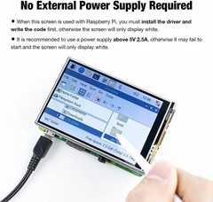 3.5 Inch 480×320 Touch Screen TFT LCD SPI Display Panel for Raspberry Pi B,…