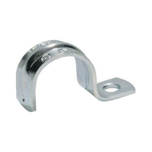 SEPCO 147S, 2″, Zinc Plated Steel, 1-Hole, EMT Conduit Strap, 1 pc