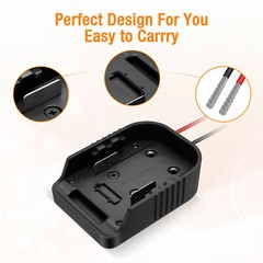 2xDIY Power Wheels Adapter Battery Connector For Makita 14.4V 18V Li-ion Battery