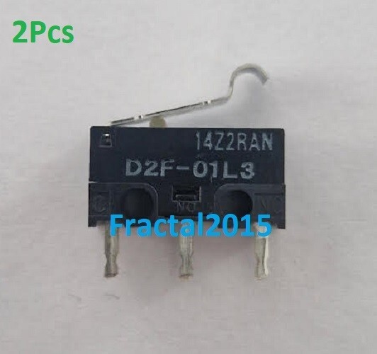 2 x D2F-01L3 Microrupteur D2F Series SPDT OMRON Electronic Components