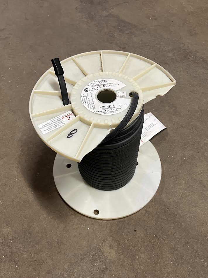 50 feet Chromalox SRL 8-2CR Heat Trace Cable SRL8-2CR 382600 on original spool
