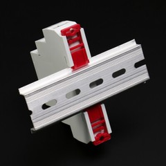 GEYA 35mm Width Din Rail Aluminum Alloy Slotted Rail 10cm 15cm 20cm 30cm Length