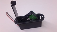 FLUSH Mount 9v battery box CUSTOM Guitar Building Parts – KIT – Bass Lead other