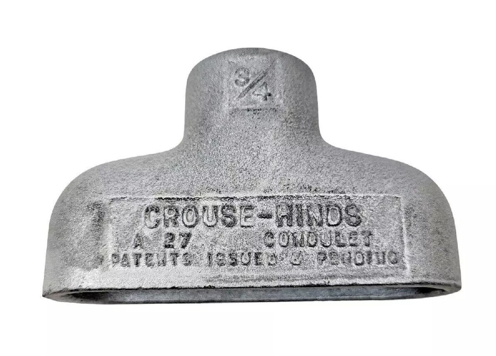 Crouse Hinds A27 Conduit Outlet Threaded Rigid Body – 3/4″ Fitting, 1 pc
