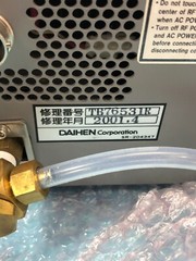 DAIHEN RGA-10A3 TELL 1D80-002072-17 RGA-10A RF POWER GENERATOR PLASMA, 149914