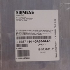 Siemens 6ES7194-4GA60-0AA0 Module Rack, SIMATIC, 1000mm – USED