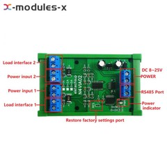 RS485 0-1A 0-30V Current Voltage Collector Voltage Signal Acquisition MODBUS RTU