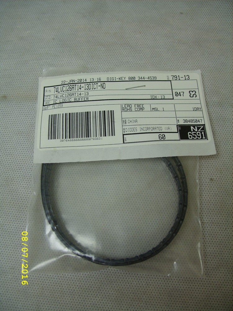 (60) DIODES INC. – IC Logic Buffer Integrated Circuit – 74LVC126AT14-13 *NOS*