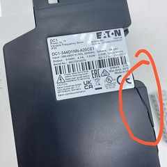 EATON CORPORATION DC1-344D1NN-A20CE1 VARIABLE FREQUENCY DRIVE DC1 IP20 🎯