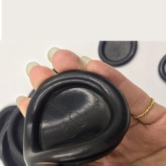 Blanking Closed Grommets Rubber Blind Plugs Single-Sided Protection Coil Black