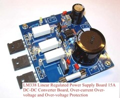 LM338 Linear Regulated Power Supply Board 15A DC-DC Converter Board*