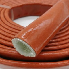 Silicone / Fibreglass Fire Sleeving Protective Heat Shield Sleeve Black Red Blue