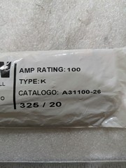 Eaton A31100-26 Kearney Fitall Type K Fuse Link 100A Electrical Industrial OEM