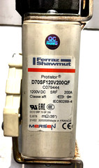 Ferraz Shawmut D70SF120V200QF MERSEN C079444 1200VDC 200A FUSE (KK)
