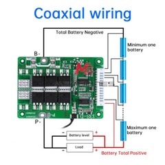 13S 48V 20A 30A Same Port Battery Protection Board for 18650 Li-ion Battery DIY