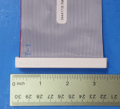 (2PCS) 6″ FLAT RIBBON CABLE, 60 CONDUCTOR ,28 AWG , WITH CONNECTOR