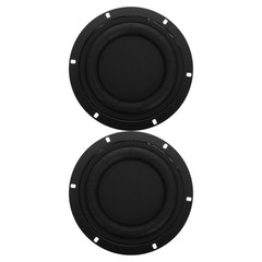 2 Pcs Bass Radiator Passive Speaker Repair Round Subwoofer Diaphragm