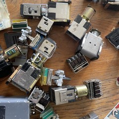 25lb Lot Vtg Electronic Parts Components Capacitors Transformers Microswitches +