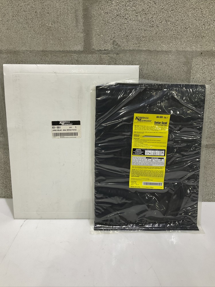 KIMBALL MIDWEST 83-551 SOLAR SEAL PERMANENT REPAIR PATCH 476