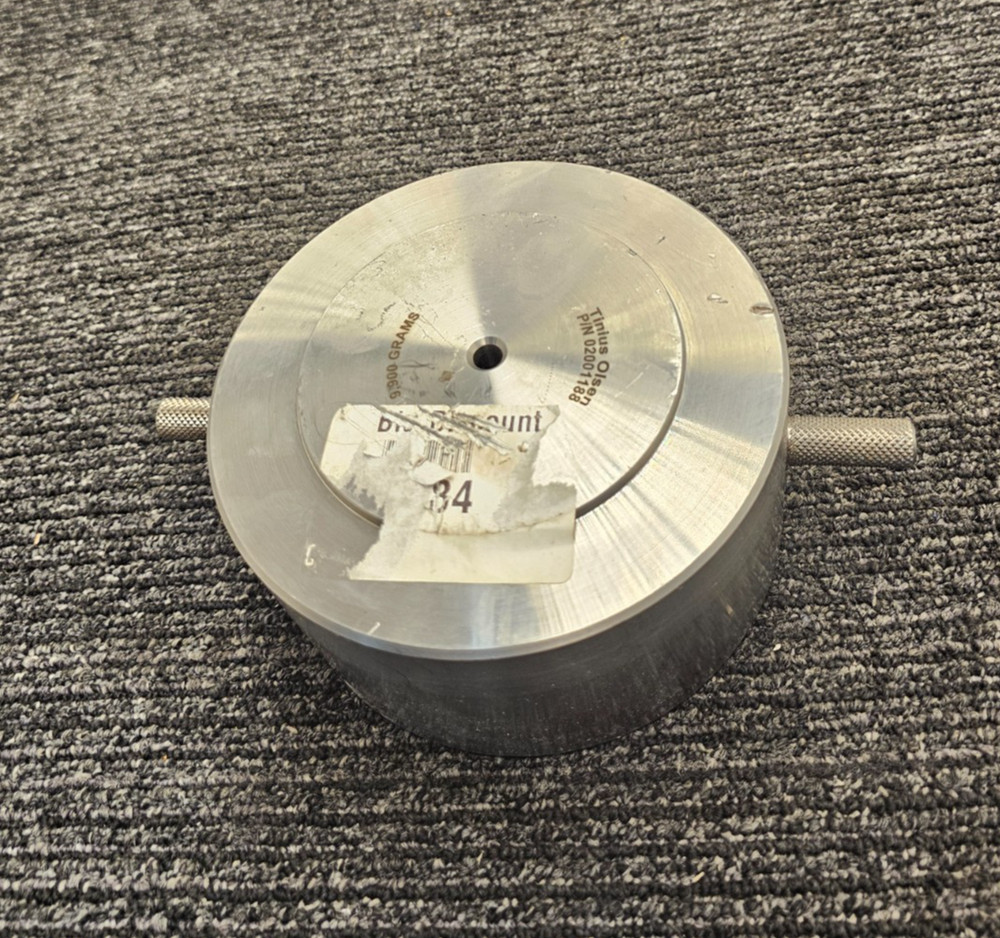 Tinius Olsen 02001188 Weight Stainless Steel 9,900 Gram 6″ Diameter Silver
