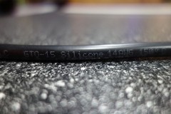 NEON GTO WIRE, BLACK High Voltage SILICONE Cable for Neon Transformer 10′