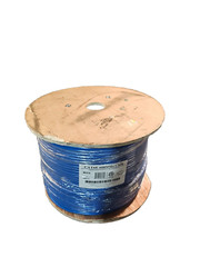 1000FT WAVENET 23AWG 4PR 600MHZ STP/FTP – BLUE – WOODEN REEL WAV-CAT6-SHIELD-BL