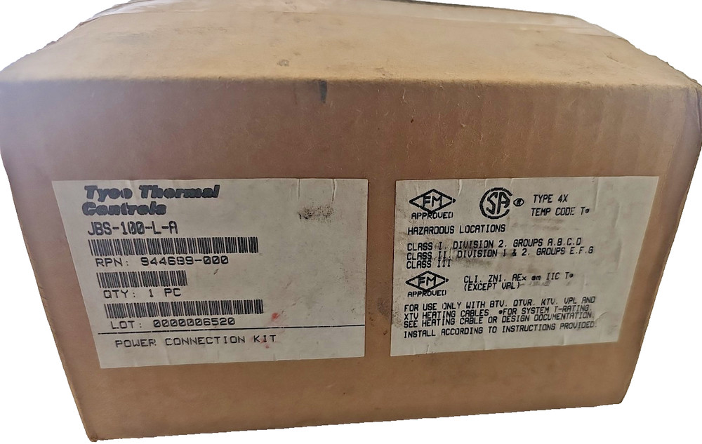 Raychem JBS-100-L-A Power Connection Splice Kit Type 4X Hazardous Locations