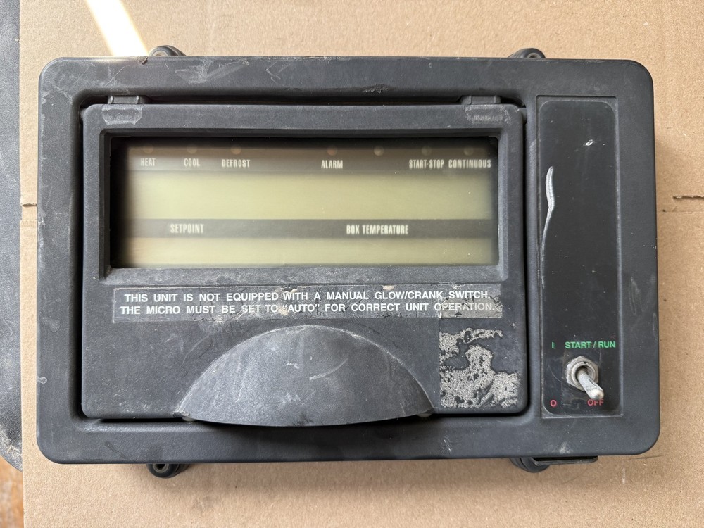 CARRIER 2100A, 2500A X2 CONTROL PANEL DISPLAY P/N: 91-00312-02