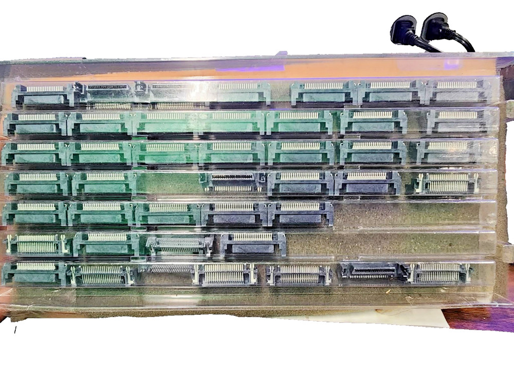 43x Molex 87620-1001 1.27mm 40-Pin Right Angle TH Receptacle — New