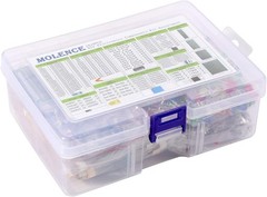 Electronic Components Kit Assortment Resistors 1818PCS LED Capacitors Diodes