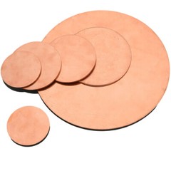 10/20/50/60-200mm Dia. Copper Discs Round Copper Metal Discs Round Copper Discs