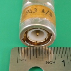 KINGS ELECTRONICS UG-943A/U N-TYPE CONNECTOR SILVER