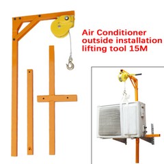 Air Conditioner Outside Installation Lifting Tool Crane Assembly Tool +15M Rope