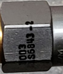 4” (inches) long Semi-Rigid Jumper Cable WITH Male SMA Connectors.