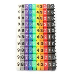 100Pcs Cable Marker Set Durable Easy-to-Use For Color-Coding Cables