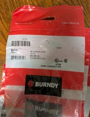 (4) Burndy YA28A1, 4/0 AWG, 3/8″ Stud, Aluminum, 1-Hole, Compression Lug