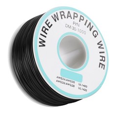 0.25mm Wire Wrap Single Wire Core Strand 30AWG Cable 250 Meters Black 7*7…