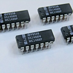( 4 PCS ) National DS1488N MC1488P RS-232 Interface IC 14Pin NEW
