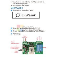 DC7-32V/AC85-250V 1/2/4CH Smart WiFi Bluetooth Wireless Relay Switch Module 2.4G