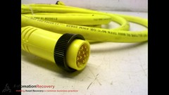 WOODHEAD CONNECTIVITY 332021K04M030 CORDSET 12 POLE DOUBLE ENDED #165597