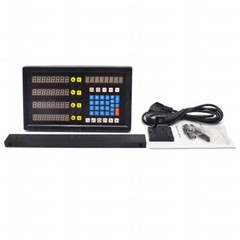 4Axis Digital Readout DRO Display+4pc TTL Linear Glass Scale Encoder 5µm Milling