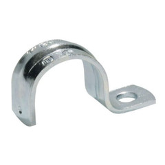 SEPCO 145S, 1-1/4″, 0.88″ Hole, Steel, 1-Hole, Click-On, Emt Strap, 1Pc