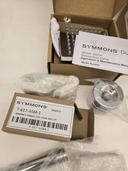 Symmons 3601-SH4-1.5-TRM Duro Wall Mount Shower System, Polished Chrome