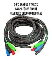 CAM LOCK #2 SC Entertainment ,Generator Power Cables M/F BONDED 50′ REVERSED G/N
